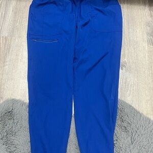 Galaxy blue scrub joggers